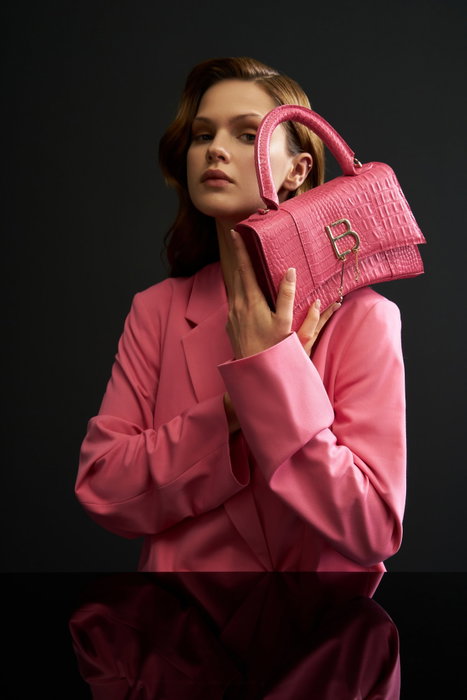 Lucky Bees Bolso de Mano Rosa